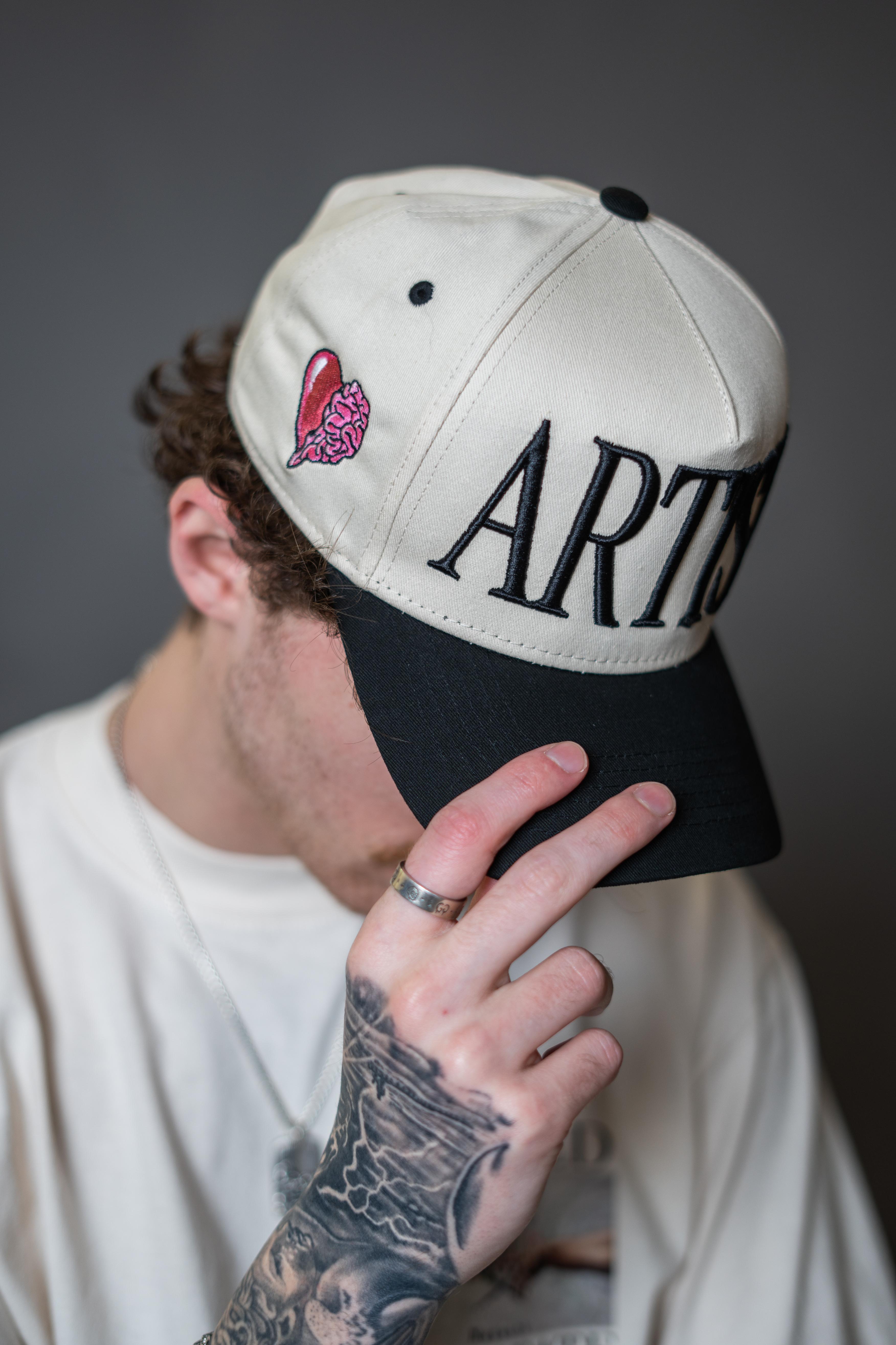 artist embroidered hat