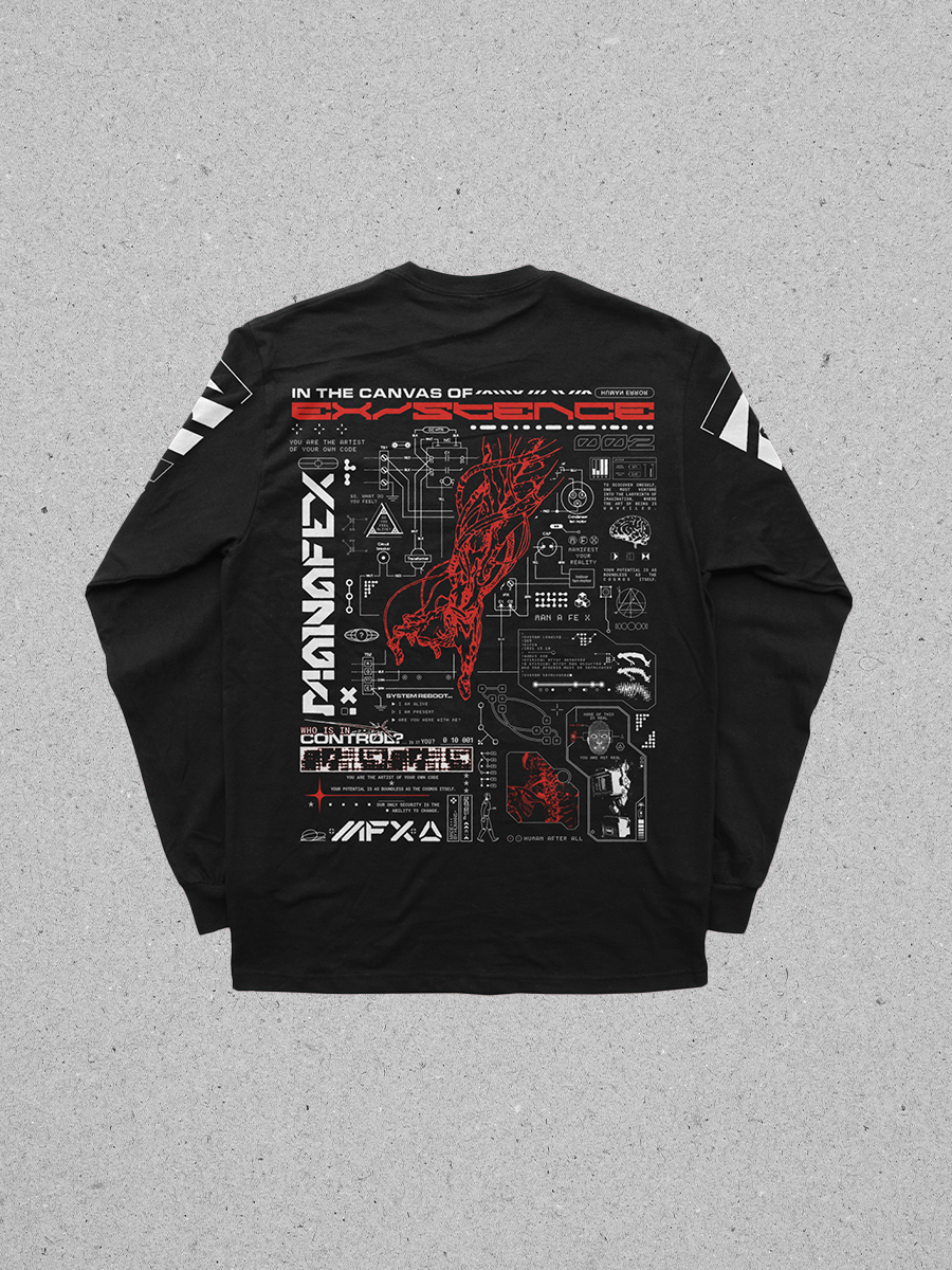 Existence Long Sleeve - Red