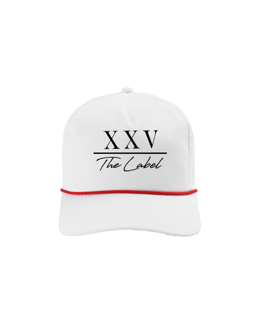 XXV Logo - White/Red