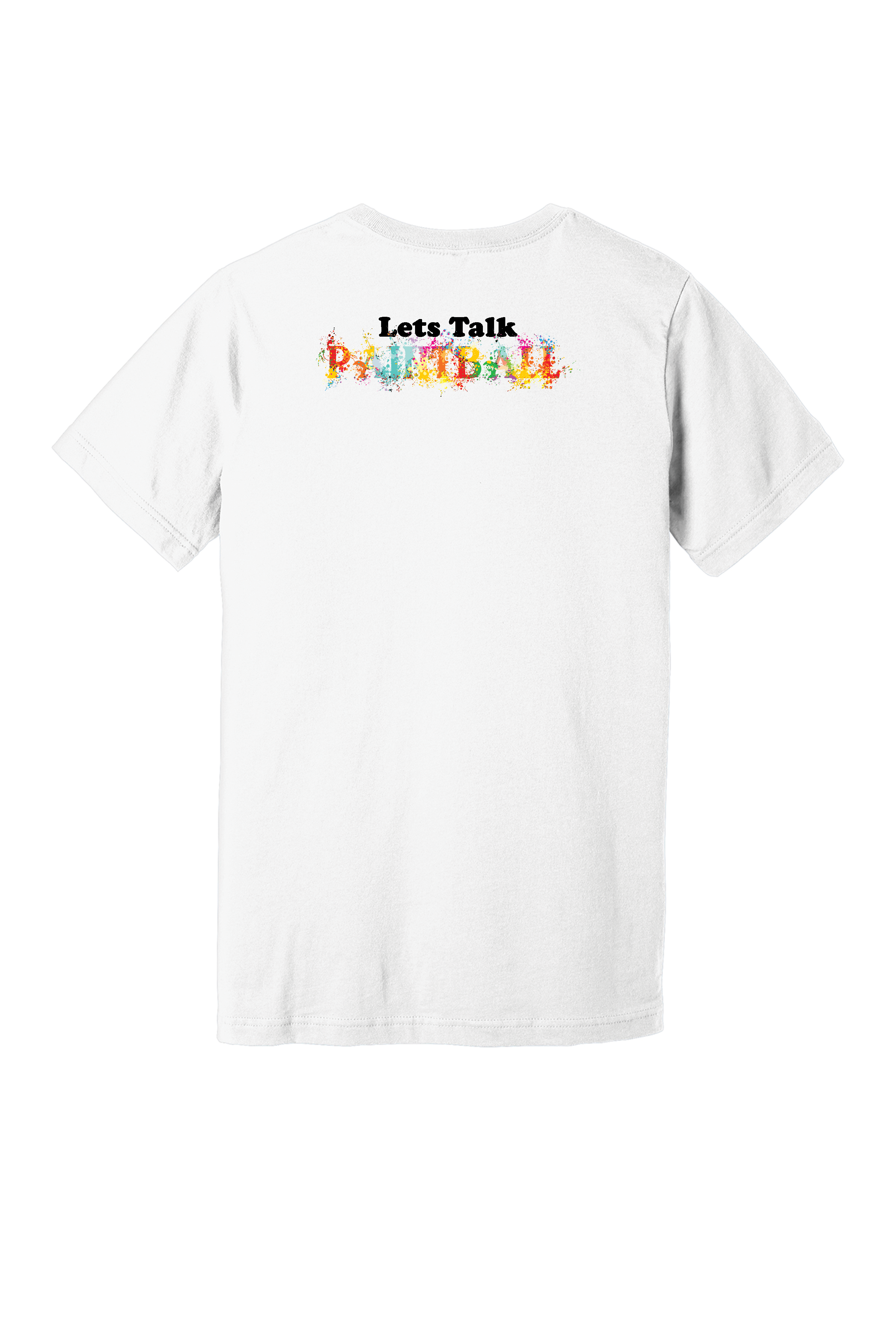 Lets Talk Paintball - White T