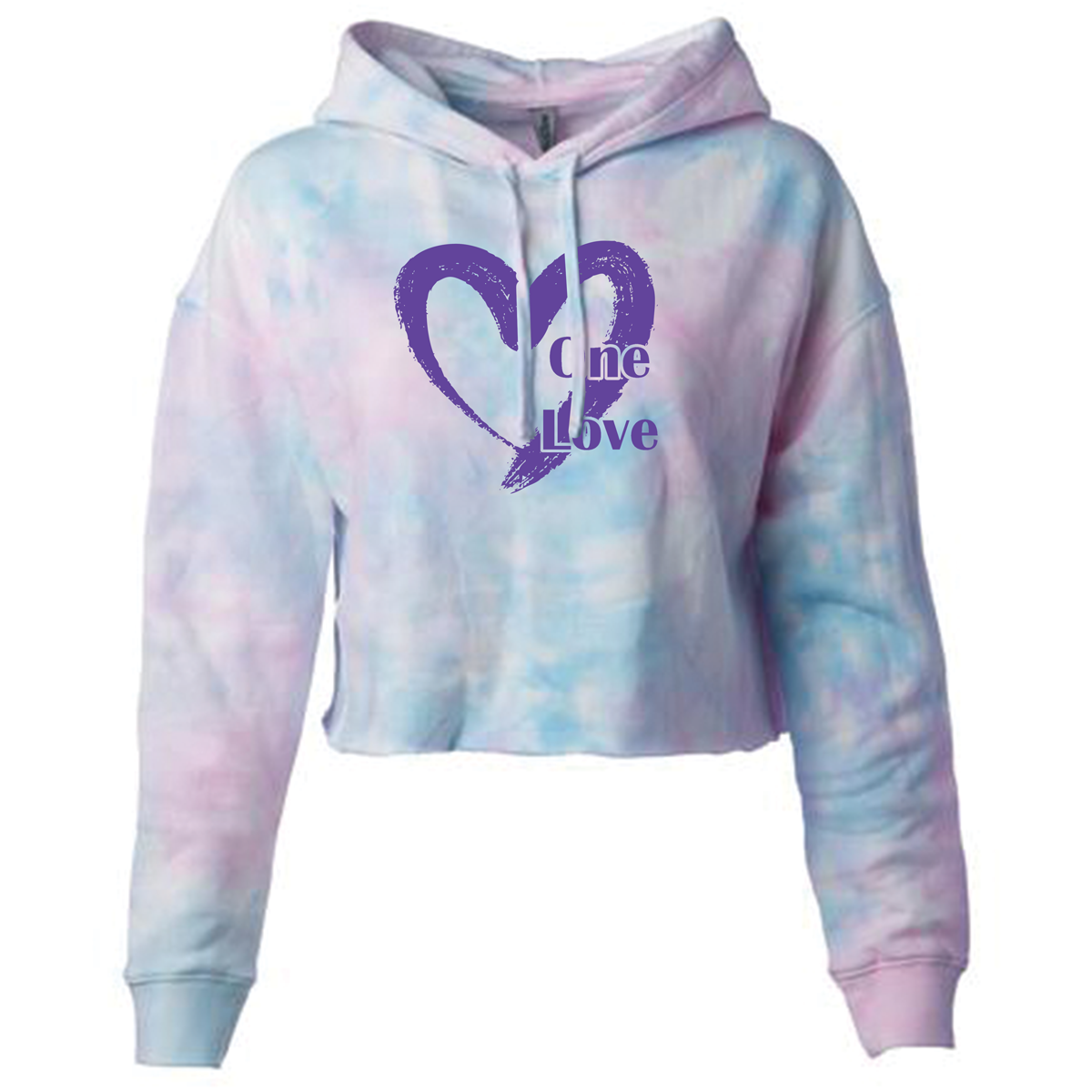 One Love Crop Hoodie