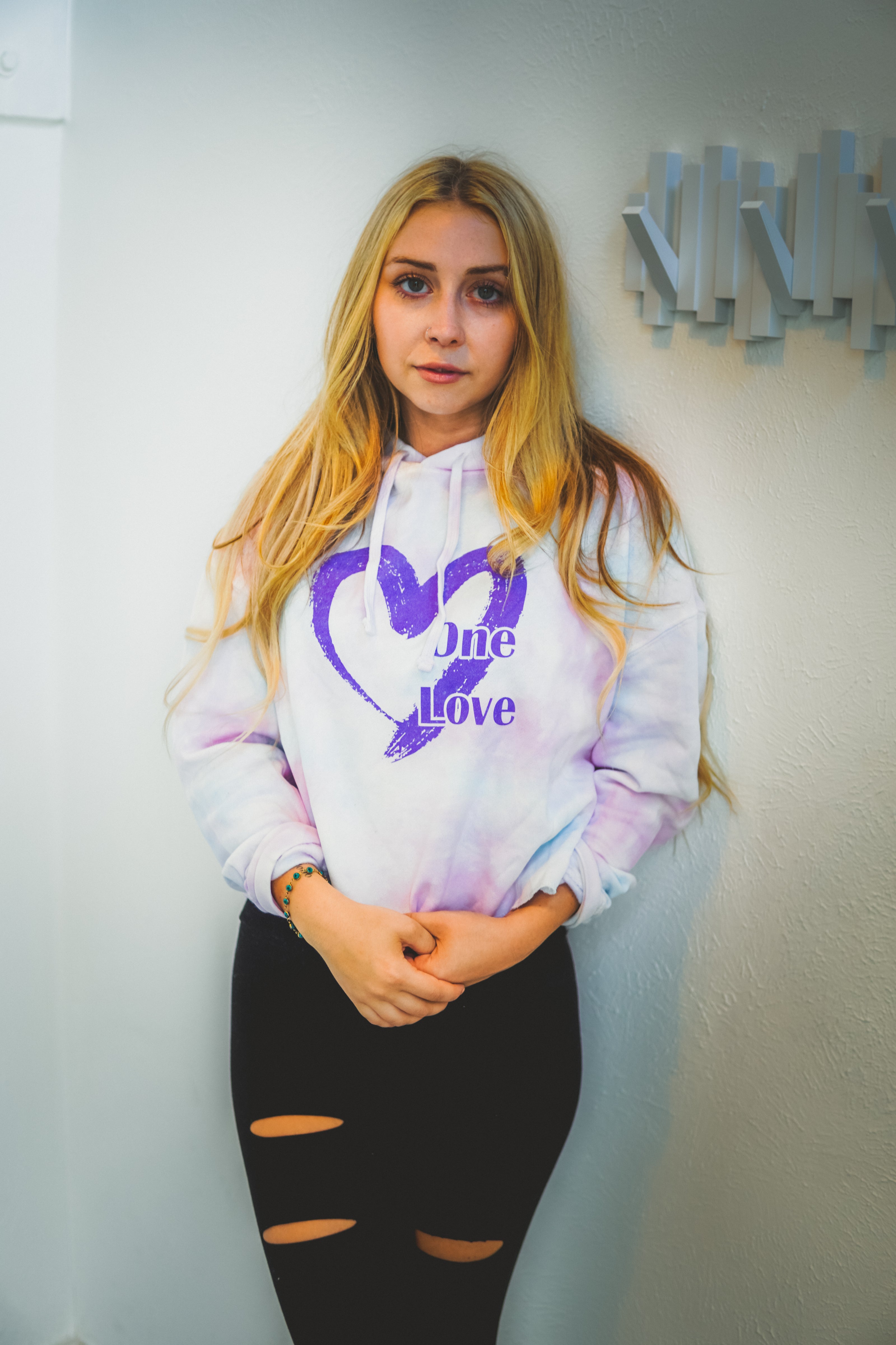 One Love Crop Hoodie